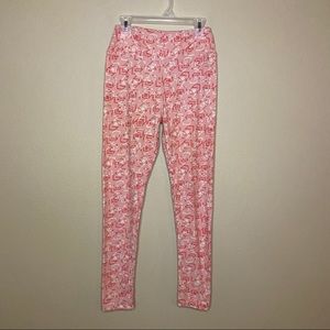 Girls LuLa Roe Patterned Leggings